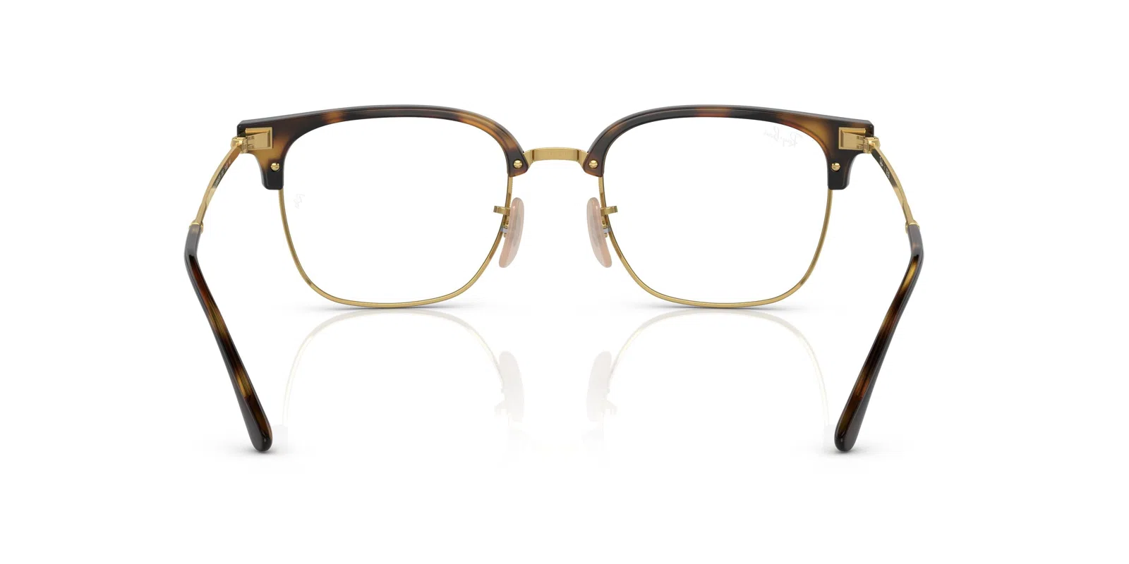 Ray-Ban New Clubmaster 7216 Eyeglasses - Blue On Gunmetal - view 50